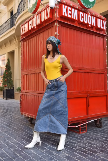 Cropped Bege Estampado